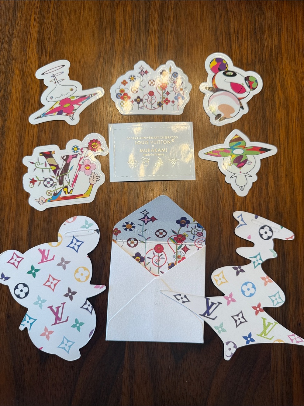 Louis Vuitton x Murakami 20 Year Anniversary Celebration Stickers and Ornaments - Picture 2 of 2
